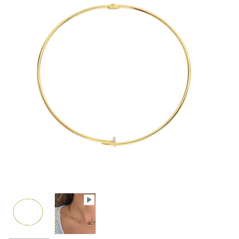 EP Fine Jewelry 10K yellow gold nail necklace 16” - Picture 5 of 8
